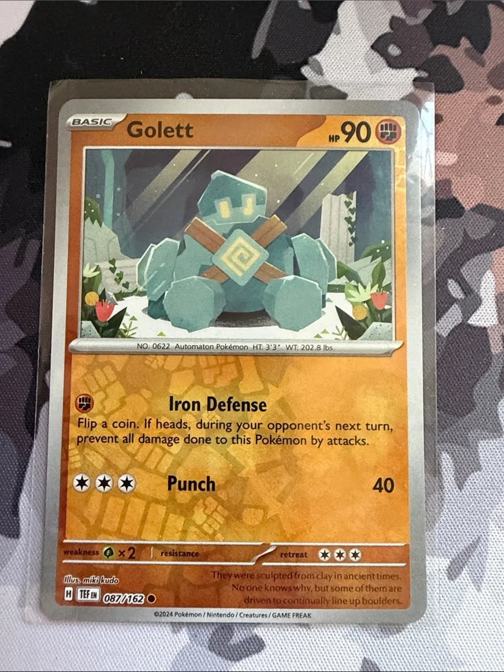 Golett & Golurk Evolution Pokémon Lot | 3 Cards | Reverse Holo ✨5/$25✨